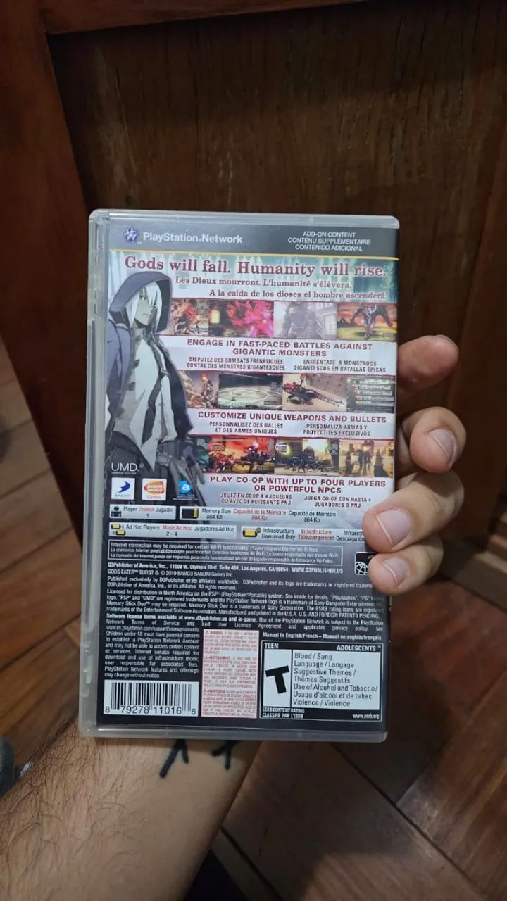 Jogo Gods Eater Burst PSP - Foto 3
