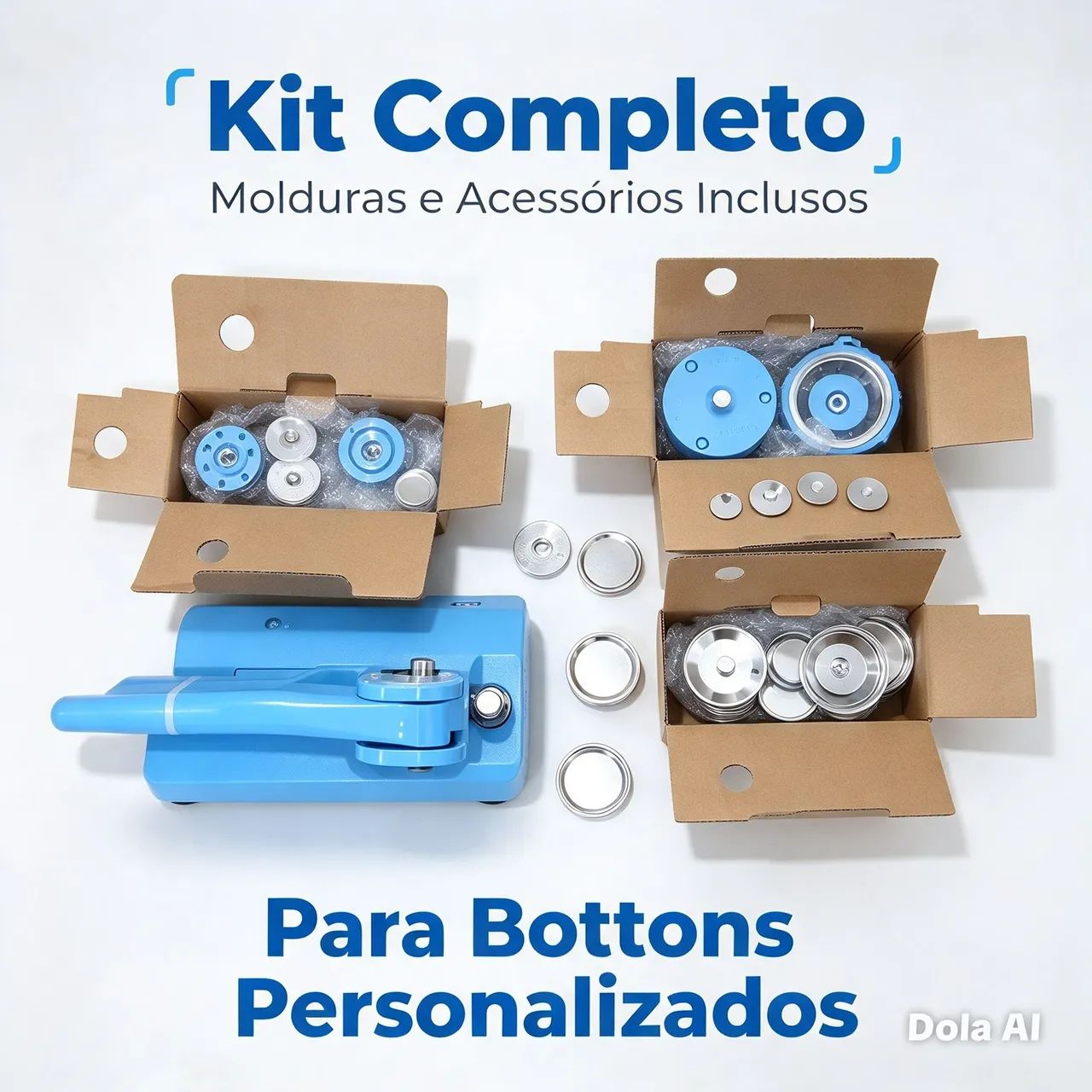 Máquina de fazer botton 