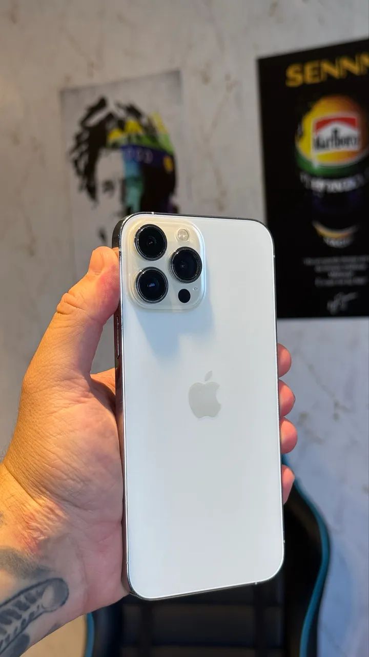 iPhone 13 Pro Max 256GB - Branco - Celulares e Smartphones