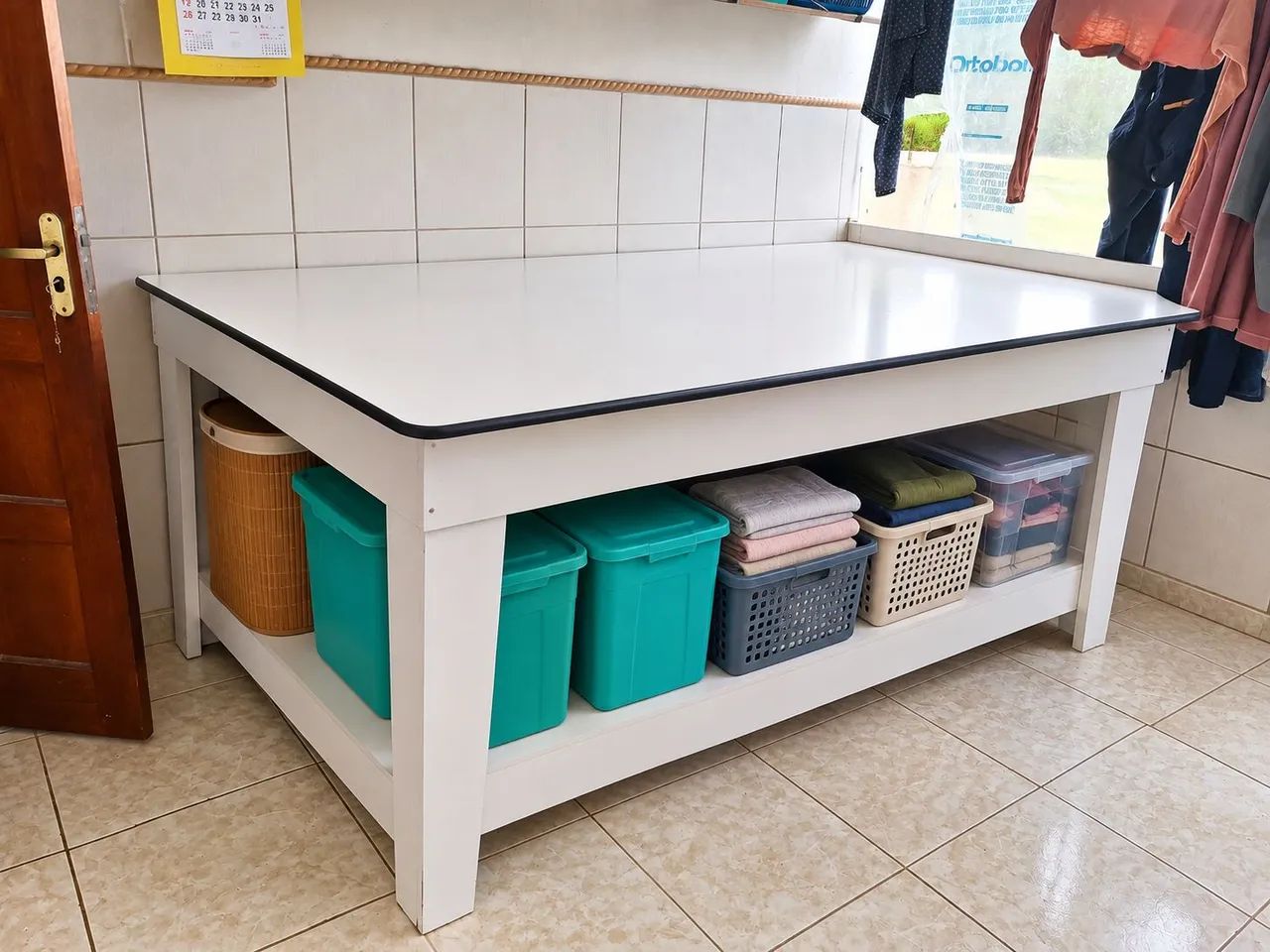 Mesa de corte para ateliê 