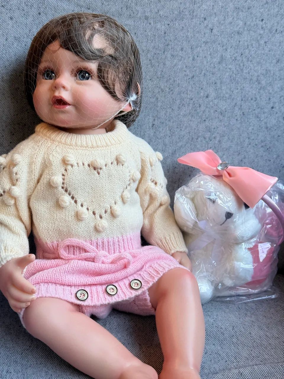 Boneca Bebê Reborn Zavanese - Nova - Foto 2