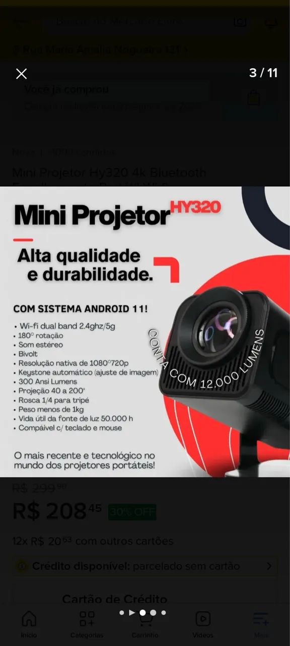 Projetor HY320 - Foto 2