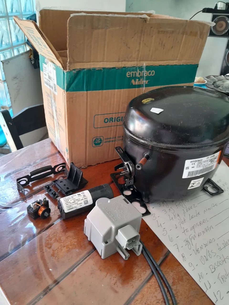 Compressor Embraco 1/3 + NOVO
