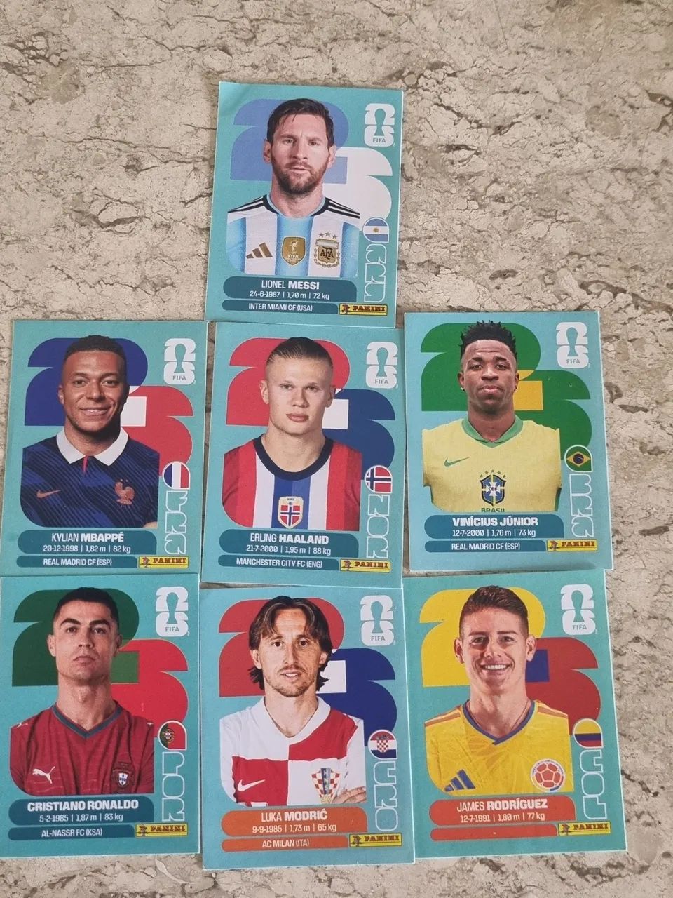 Figurinhas copa 2026, os craques...