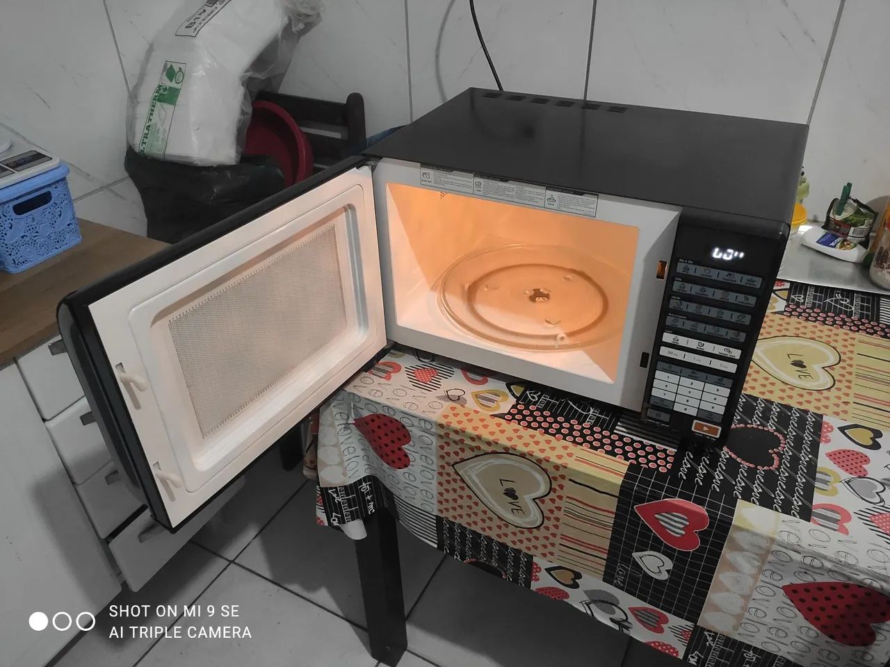 Microondas Midea 30L pouco usado - Foto 3