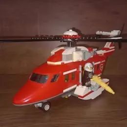 Helicóptero Lego Bombeiros