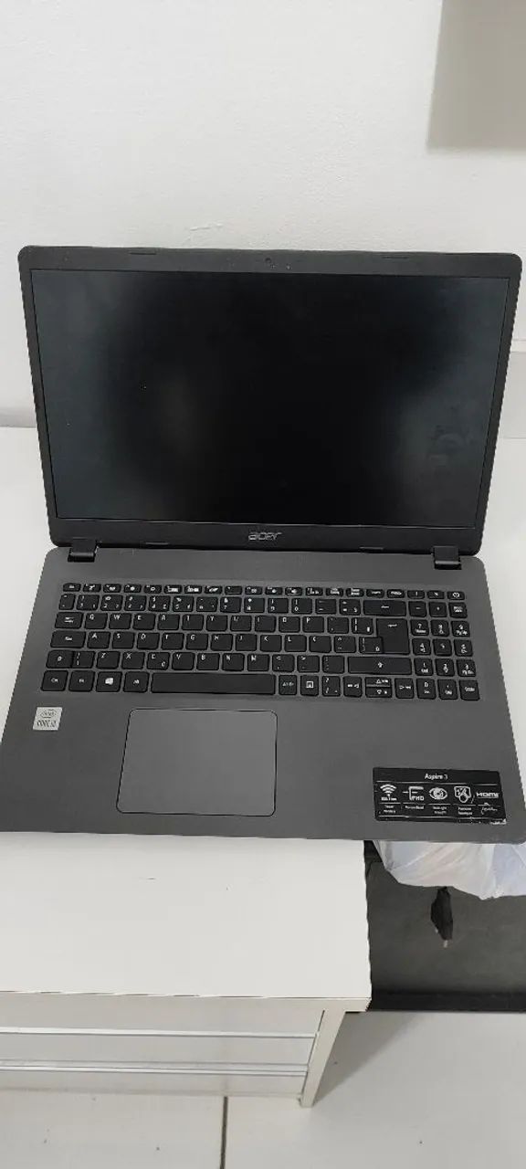 Notebook Acer Core i3 8GB ram SSD 240GB 