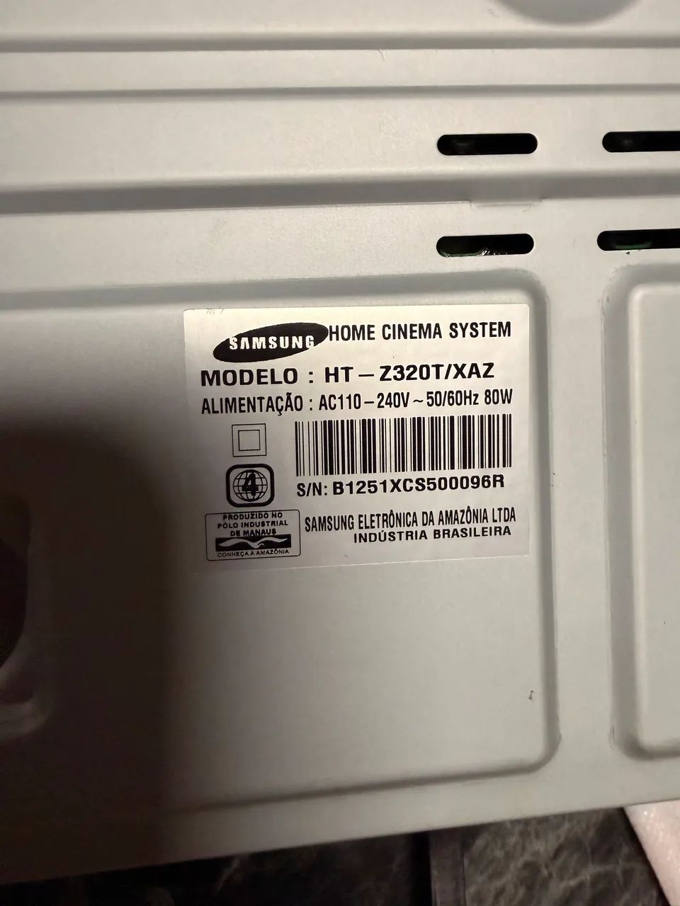 Home theater Sansung 