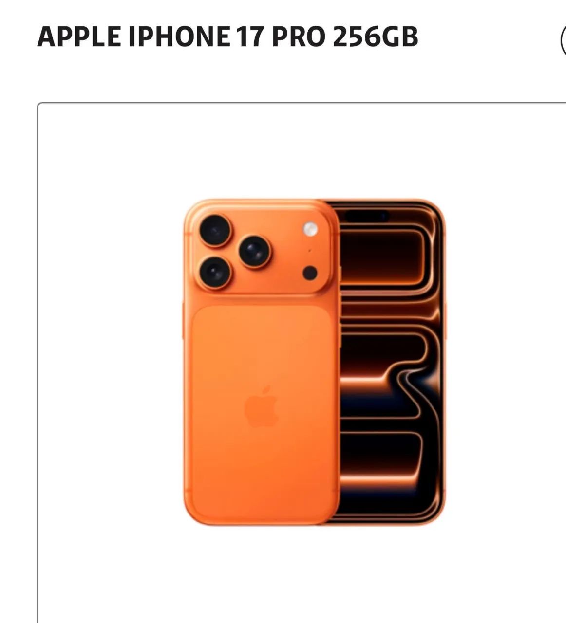 iPhone 17 pro max 256gb - Foto 2