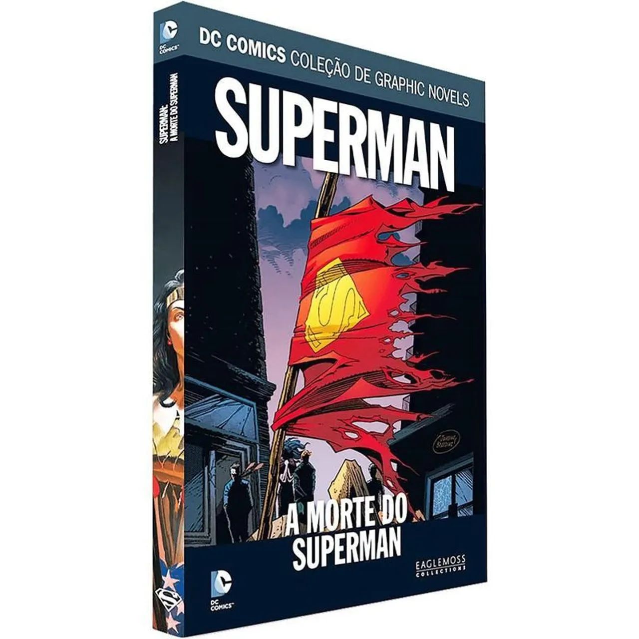 Hq capa dura ( a morte do Superman ) eaglemoss 