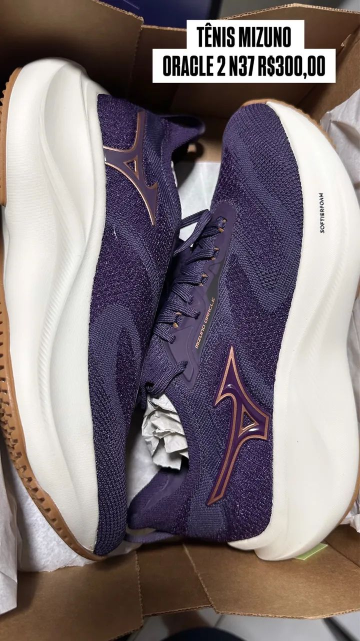 TÊNIS MIZUNO ORACLE FEM N37 ORIGINAL - Calçados Esportivos