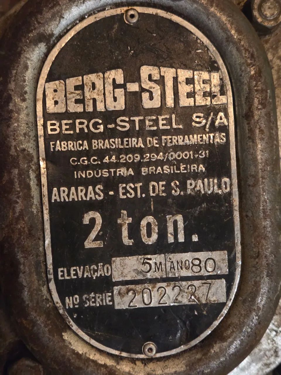 Talha Berg-Steel 2 toneladas 1980 - Foto 4