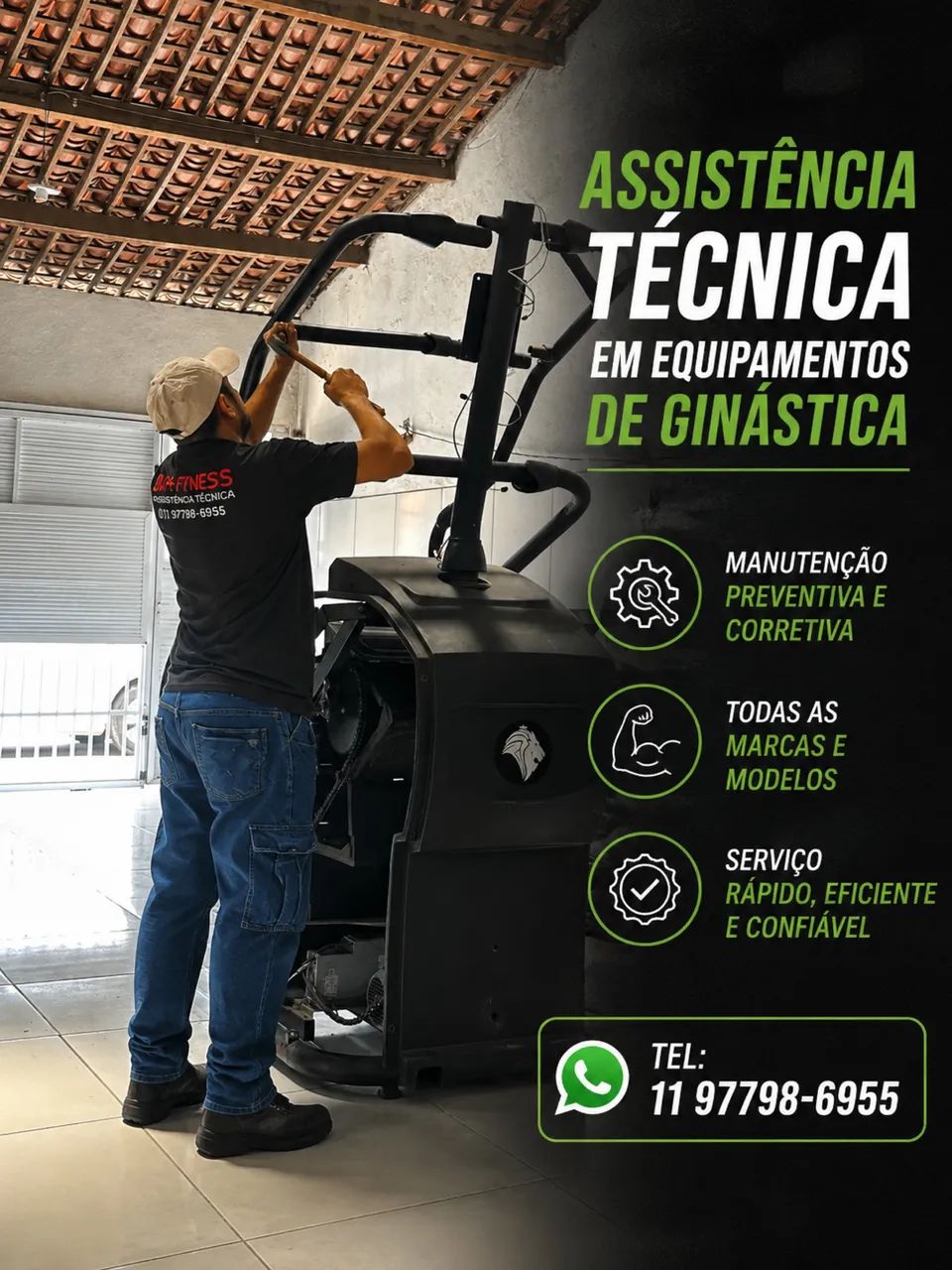Técnico em equipamentos de ginástica 