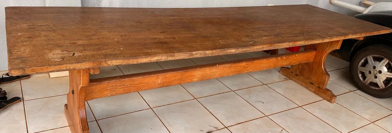 Mesa de madeira maciça  - Foto 2