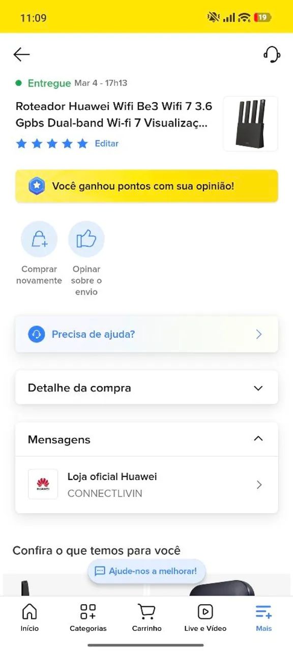 Roteador Huawei Wi-fi BE3 - Foto 4