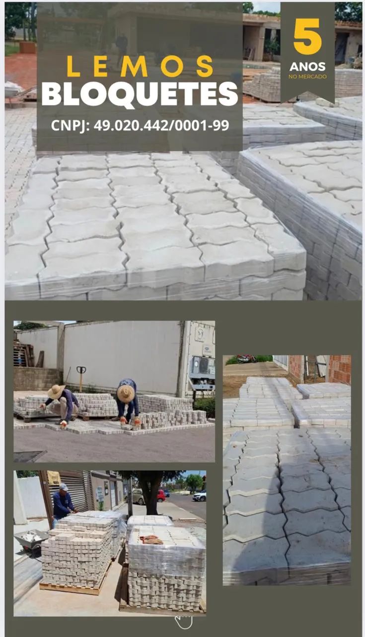  Bloquetes  PROMOÇÃO R$48,00 JÁ ENTREGUE NO LOCAL * - Foto 3