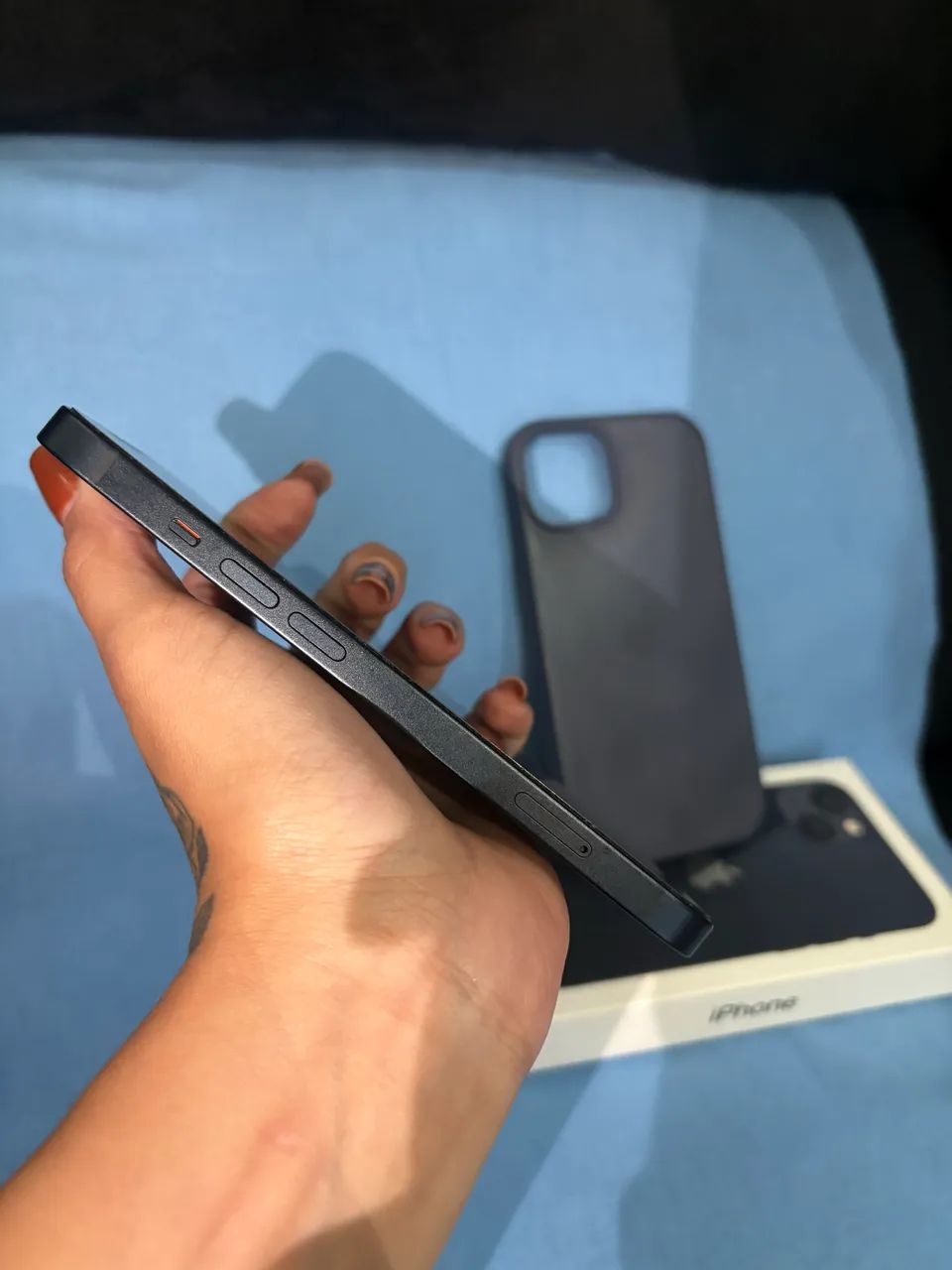 iPhone 13- 128GB com película de privacidade, caixa e capa - Foto 5
