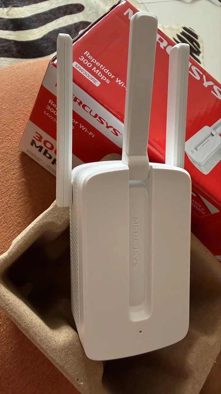 Repetidor de Sinal Wi-Fi Mercusys 300Mbps 