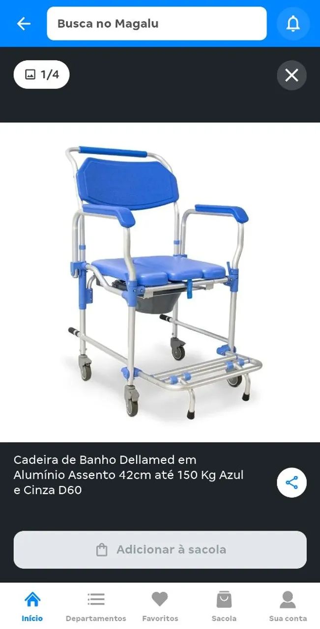 Cadeira de banho  - Foto 3