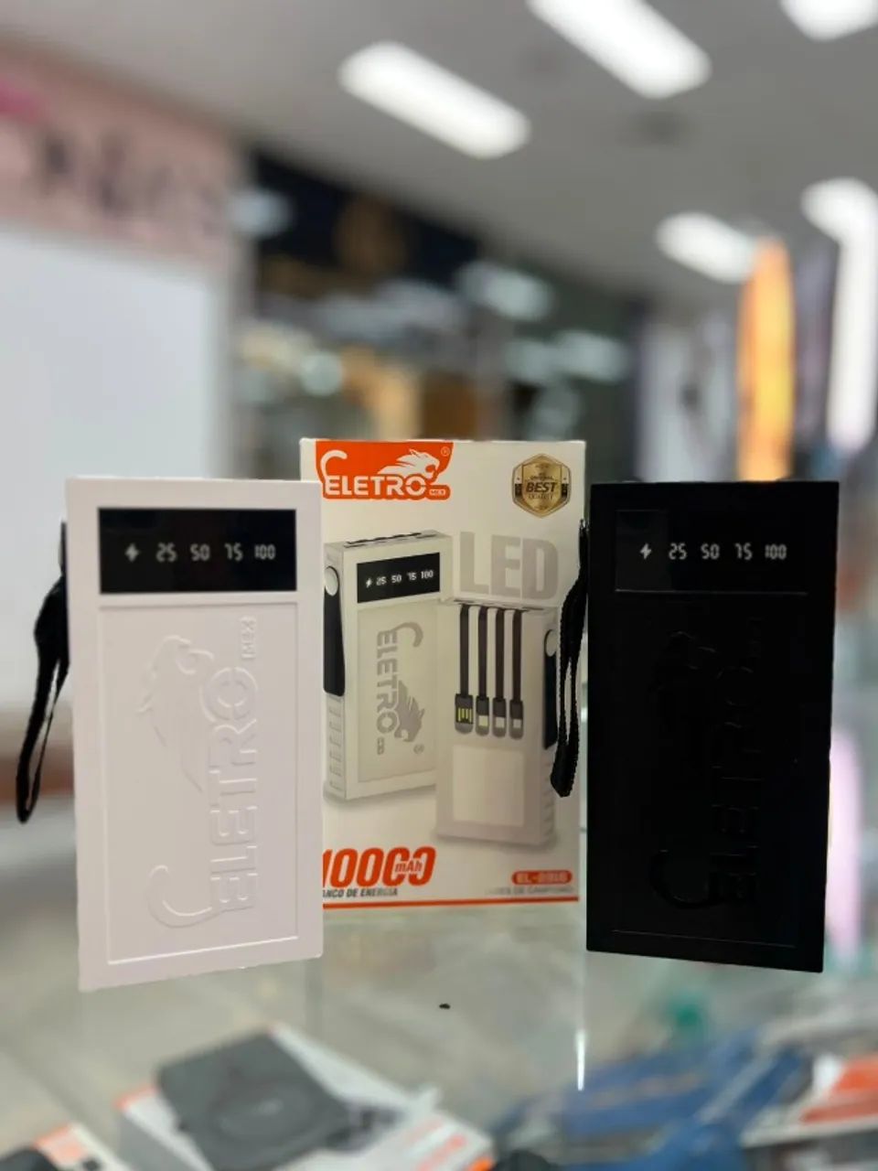 POWER BANK 10000mAh ELETROMEX EL-2916