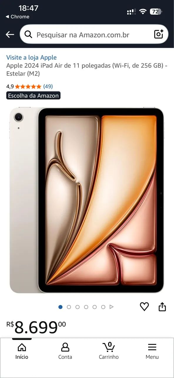 iPad Air 11 polegadas 256 Gb