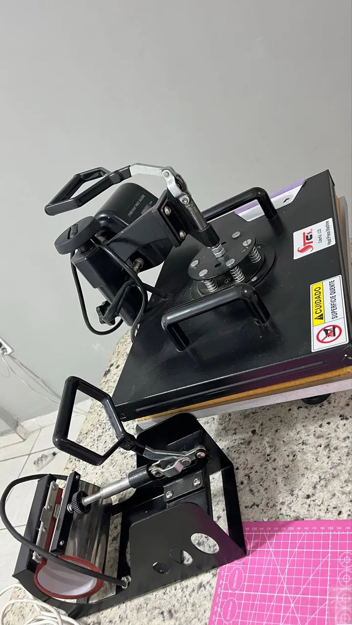 Vendo prensa térmica 8 em 1 + impressora  - Foto 3