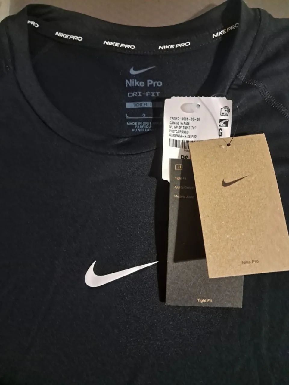 Camisa manga longa de treino Nike Pro - Foto 4