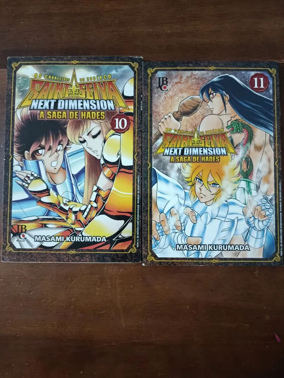 Mangá CDZ next dimension - vols 10 e 11 - Foto 4