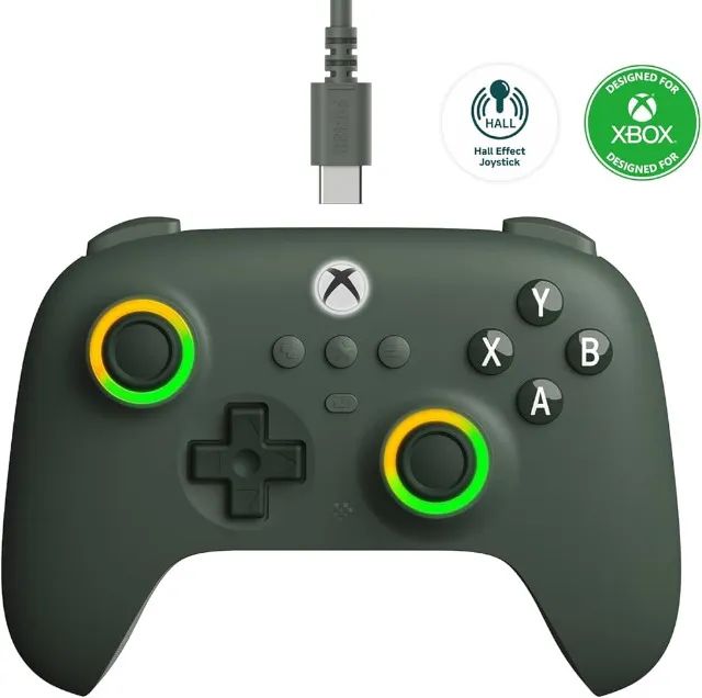 8Bitdo Ultimate C Wired Xbox e PC - Preto - Foto 2