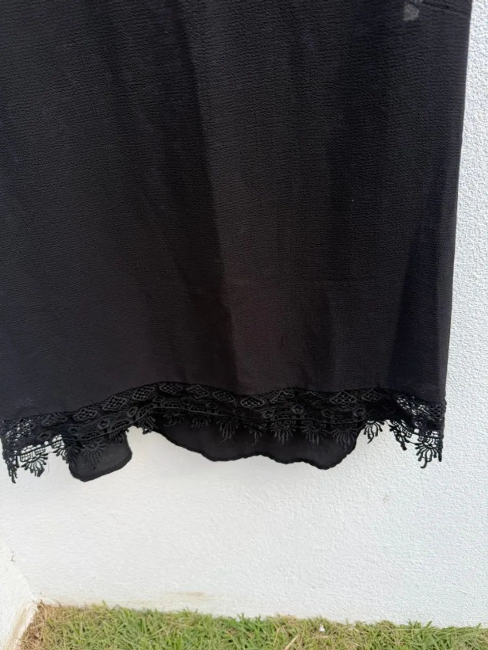 Blusa Preta Plus Size com Tiras nas Costas Eagle Rock - Tamanho G3 - Foto 5