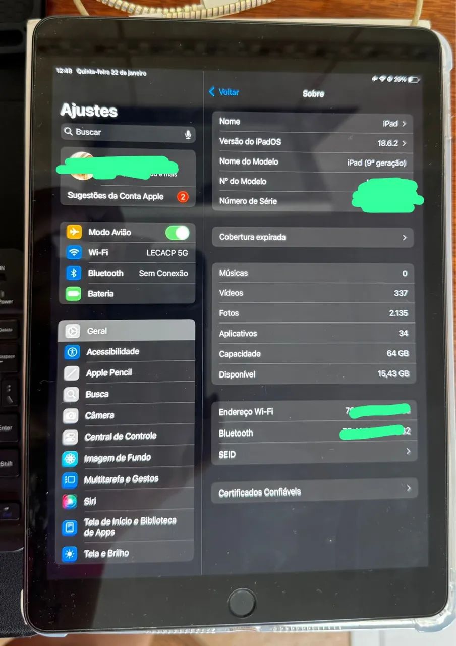 Ipad 9ª geração 64gb - Foto 2