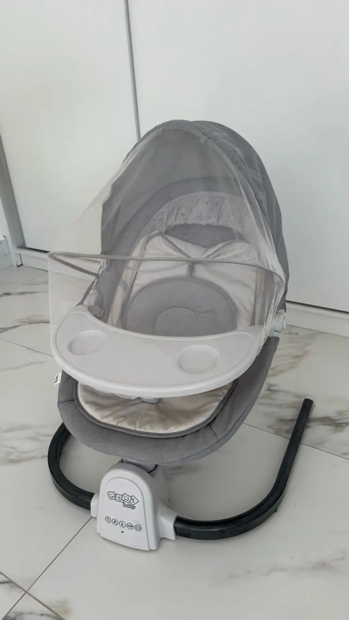 Cadeira de balanço e descanso bebê musical automática maxi baby  - Foto 5