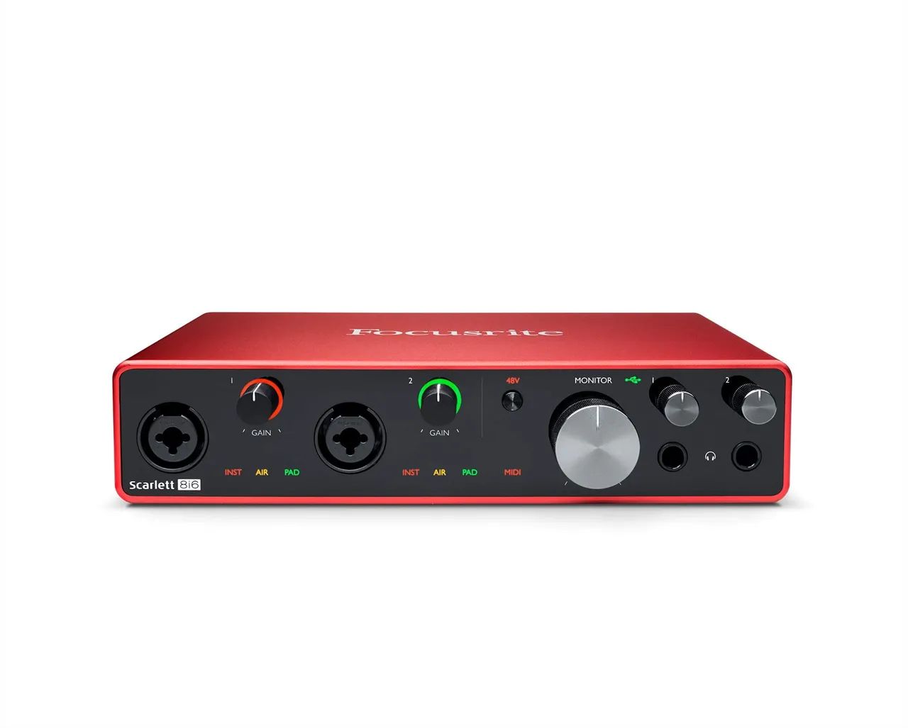 Placa de Áudio Focusrite 8i6 3 Gen