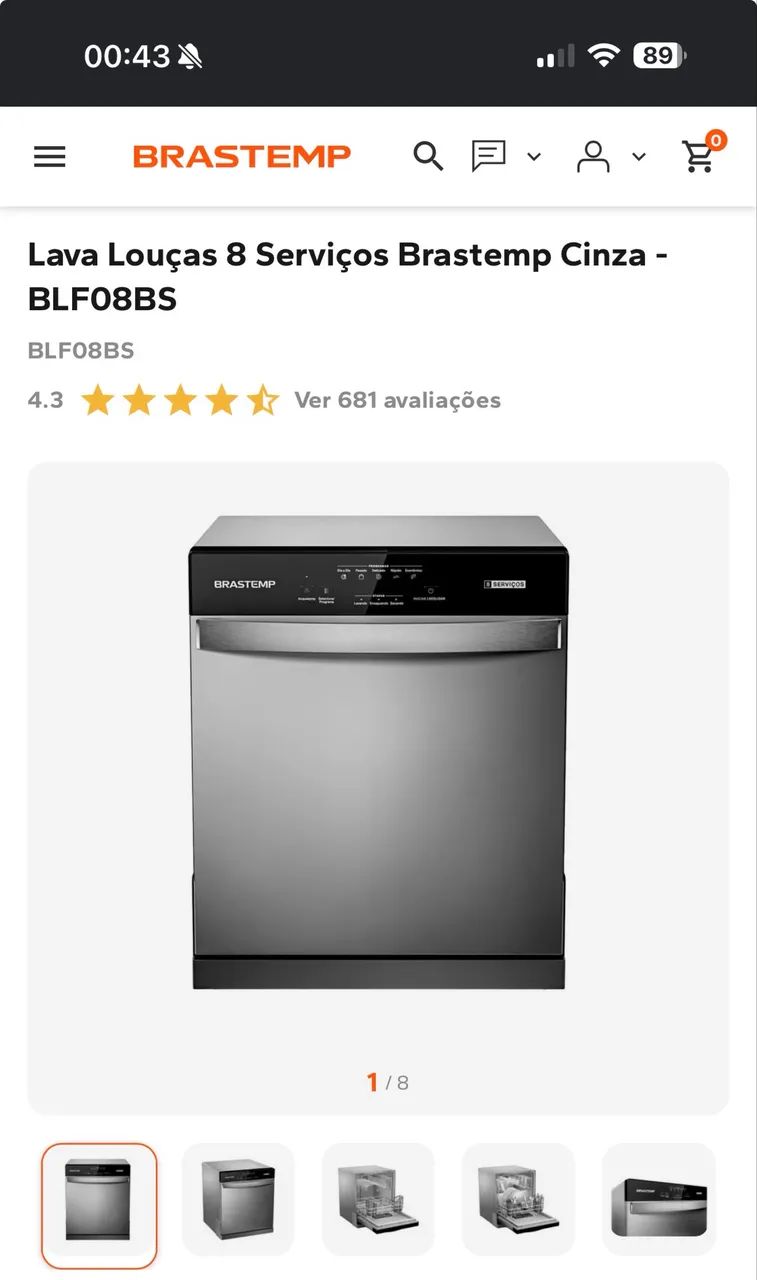 Lava louça Brastemp - Foto 3
