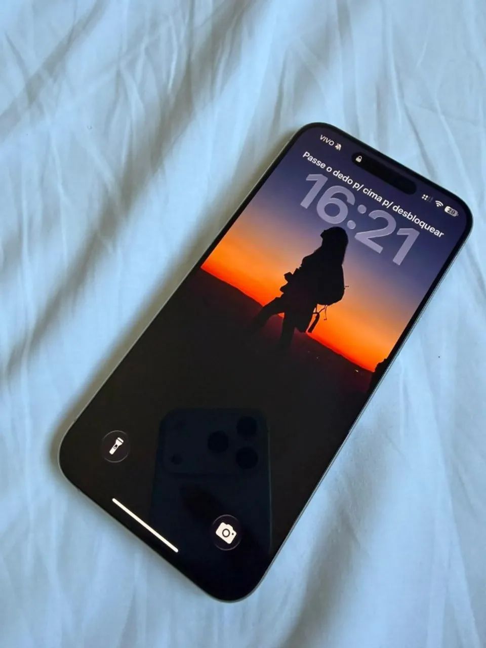 iphone 15 pro max cinza titânio - Foto 2