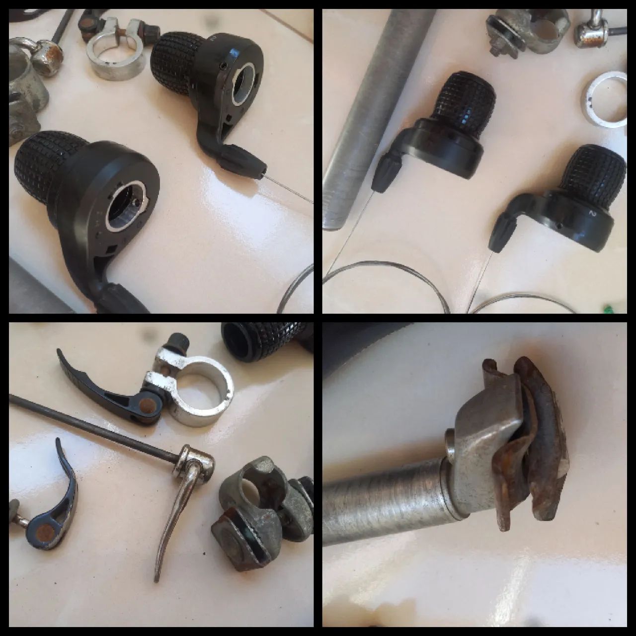 Lote de peças de bicicleta  - Foto 5
