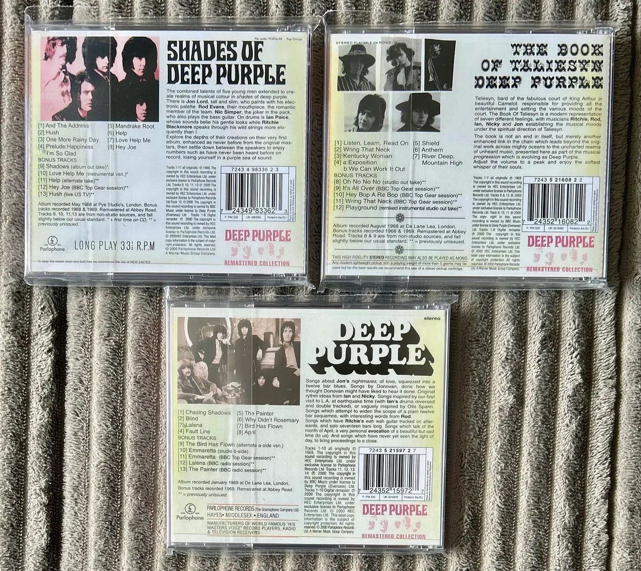 Deep Purple Lote com 3 CDs IMPORTADOS - CDs, DVDs etc - Jardim