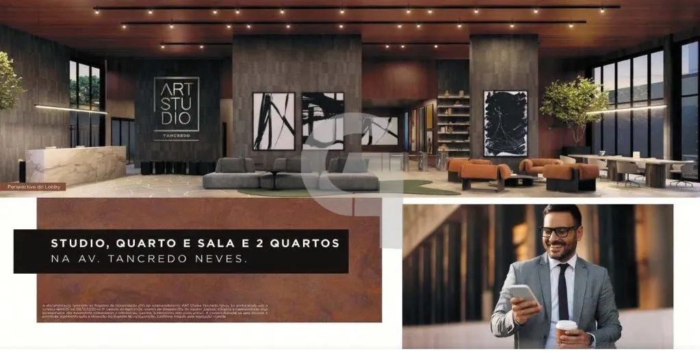 Apartamento 1 quarto com varanda e cheio de personalidade no Art Studio Tancredo no Caminh - Foto 4