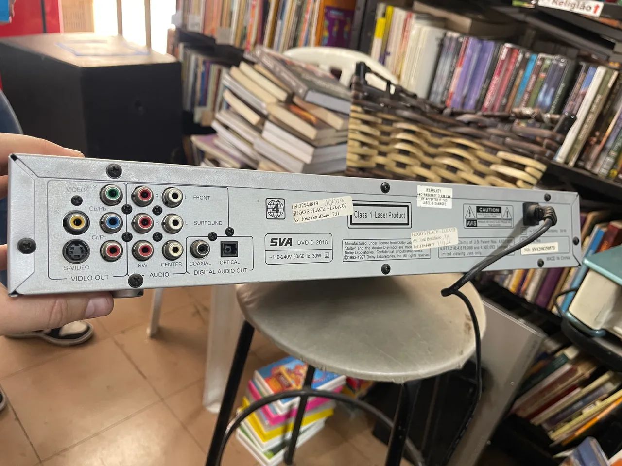 Aparelho DVD SVA d-2018 tirar peças funcionando - Foto 3