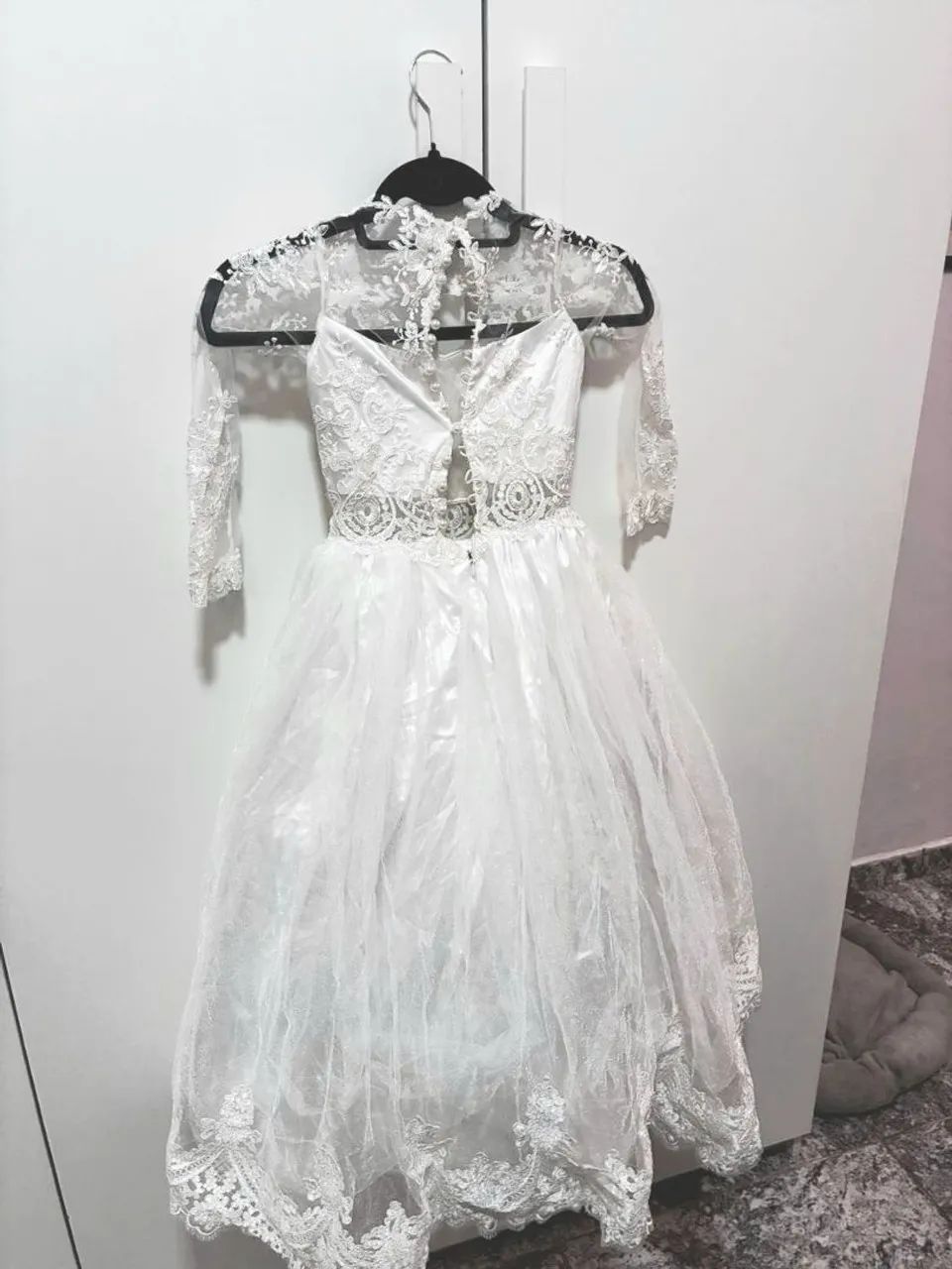 Vestido daminha infantil - Foto 3