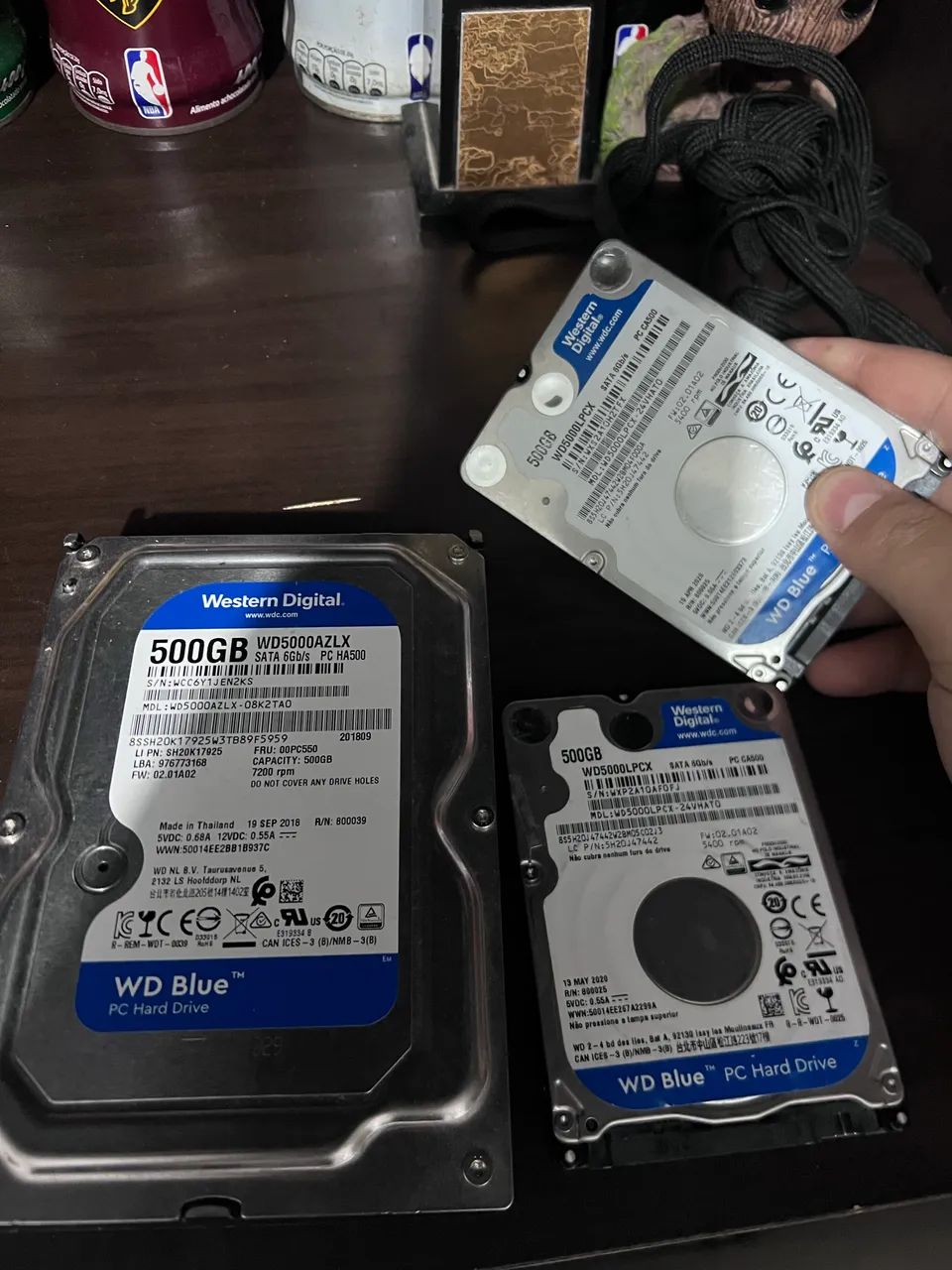 HD desktop e note 500GB ambos