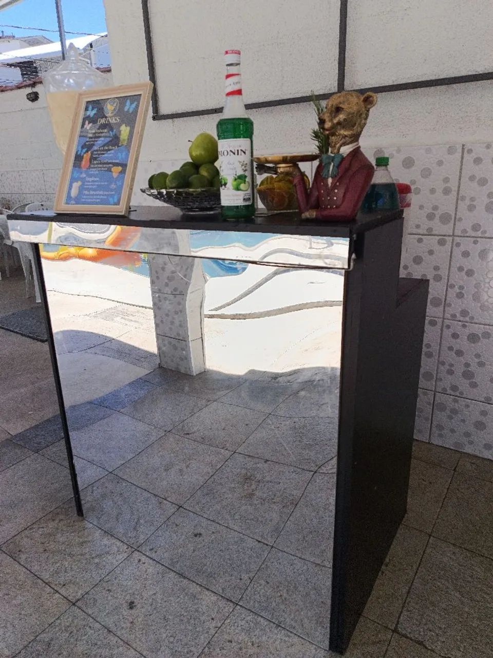 Balcão desmontável para sair hoje 
