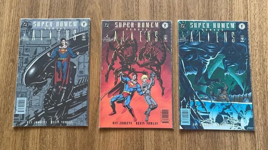 Superman vs Aliens completo ed Abril