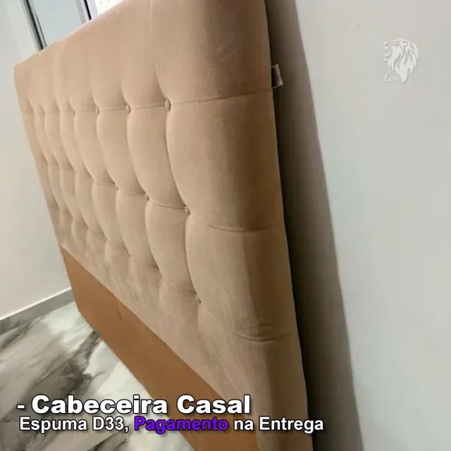 Cabeceira Casal 1,40m Estofada - Oferta Limitada: R$ 350
