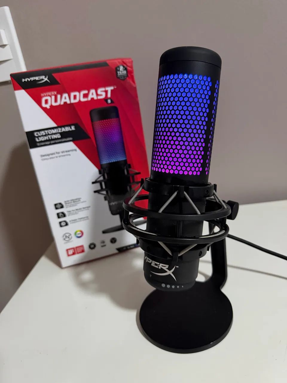 Microfone QuadCast S HyperX - Foto 3
