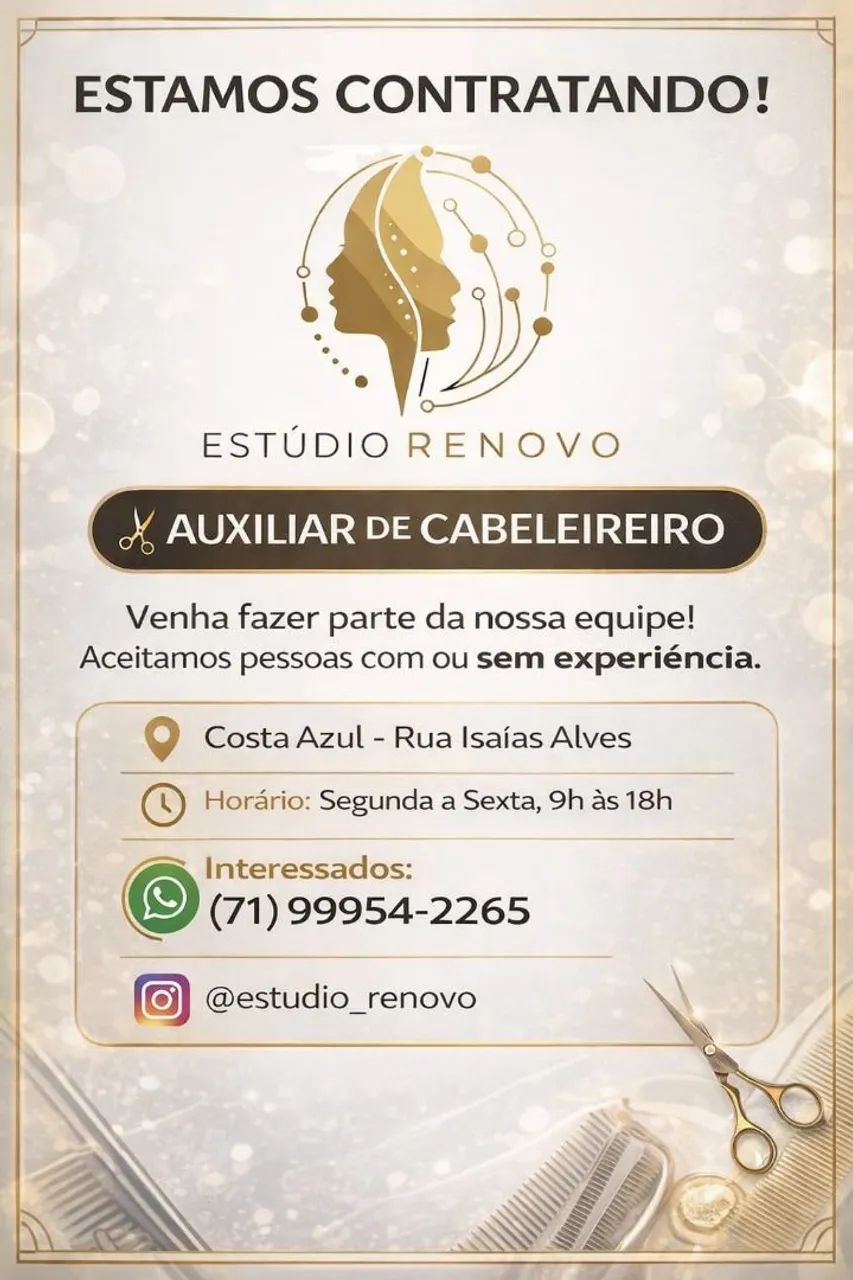 Venha fazer parte da nossa equipe 