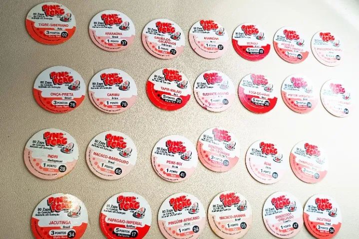 52 Tazos Ping Pong - Animais em Extinção ? - Foto 6