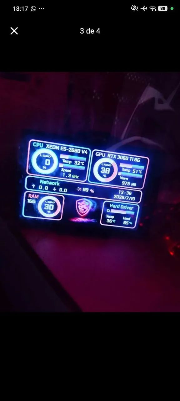 Vendo CPU gamer completa com rtx 3060ti - Foto 4
