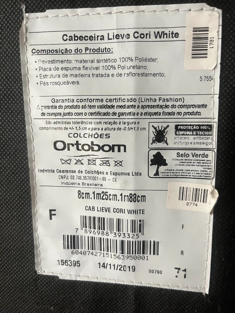 Cabeceira Ortobom branca - Foto 4