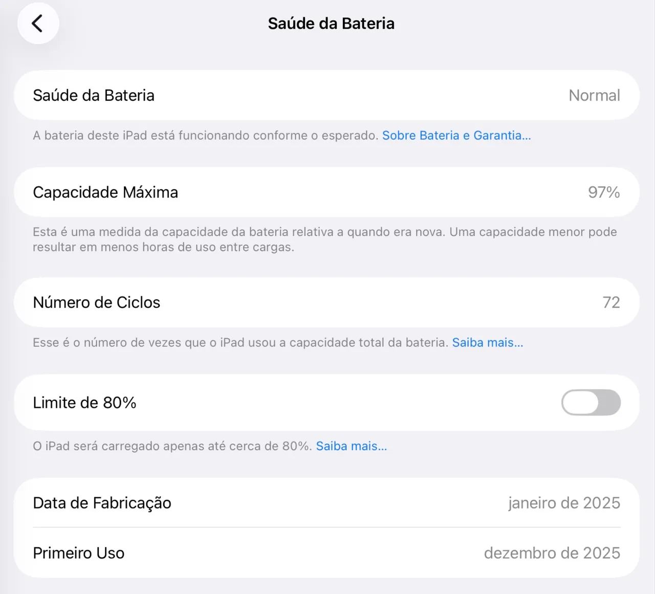 Ipad air 13 polegadas m3 128gb garantia Apple até 07/12/2027 LOJA FÍSICA ( 128 gb ) - Foto 3